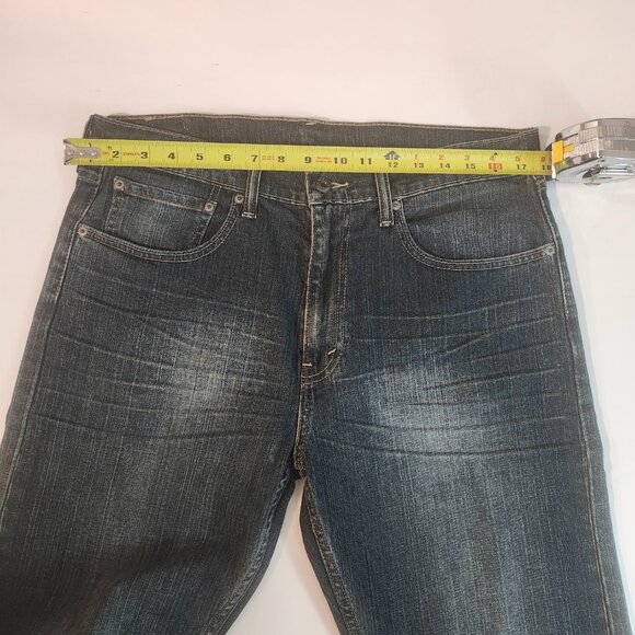 Levi’s 505 Regular Fit Jeans Men’s 34x32 | Classic Blue Denim - Picture 6 of 7
